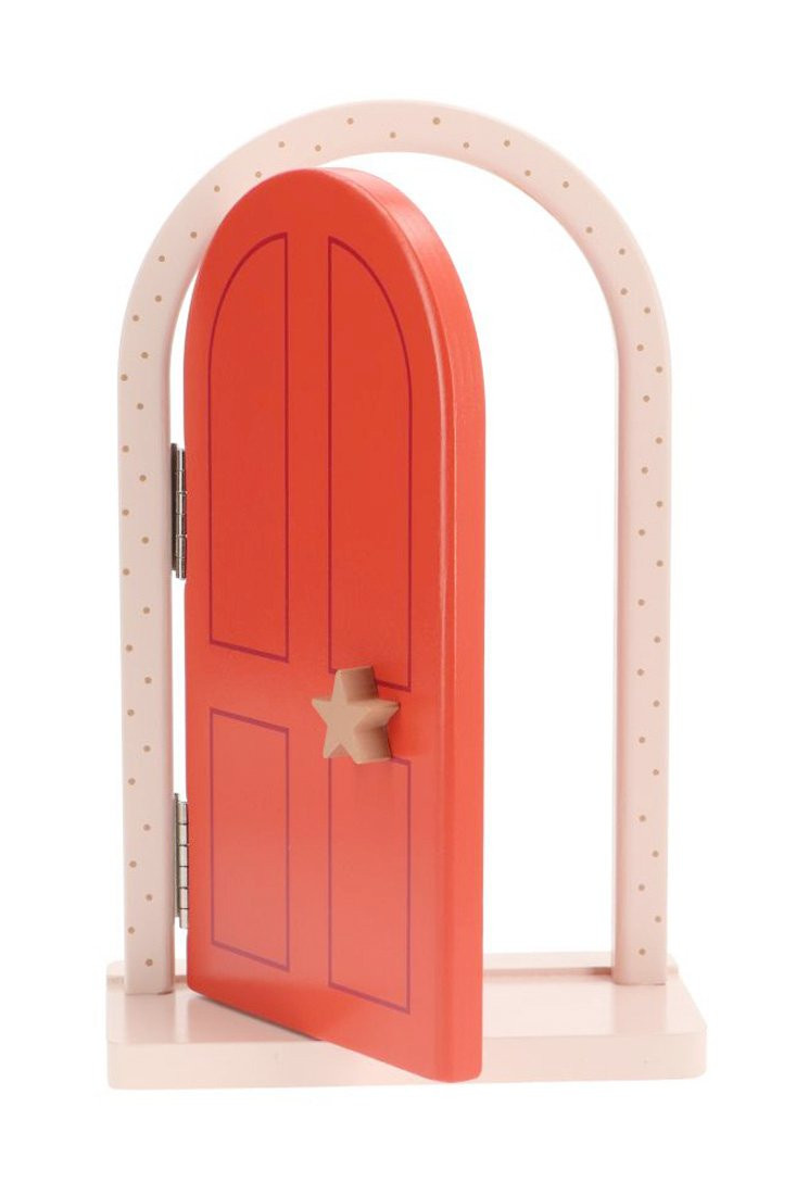 Porta mágica e caixa de correio com acessórios vermelhos Personalizáveis