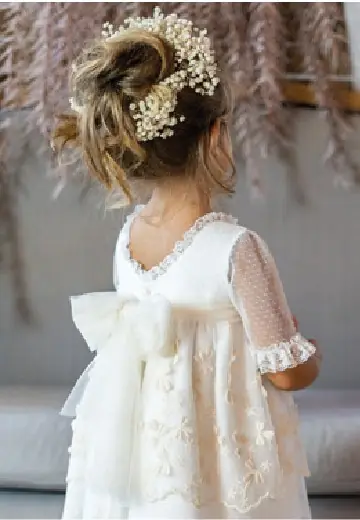 Vestido com manga