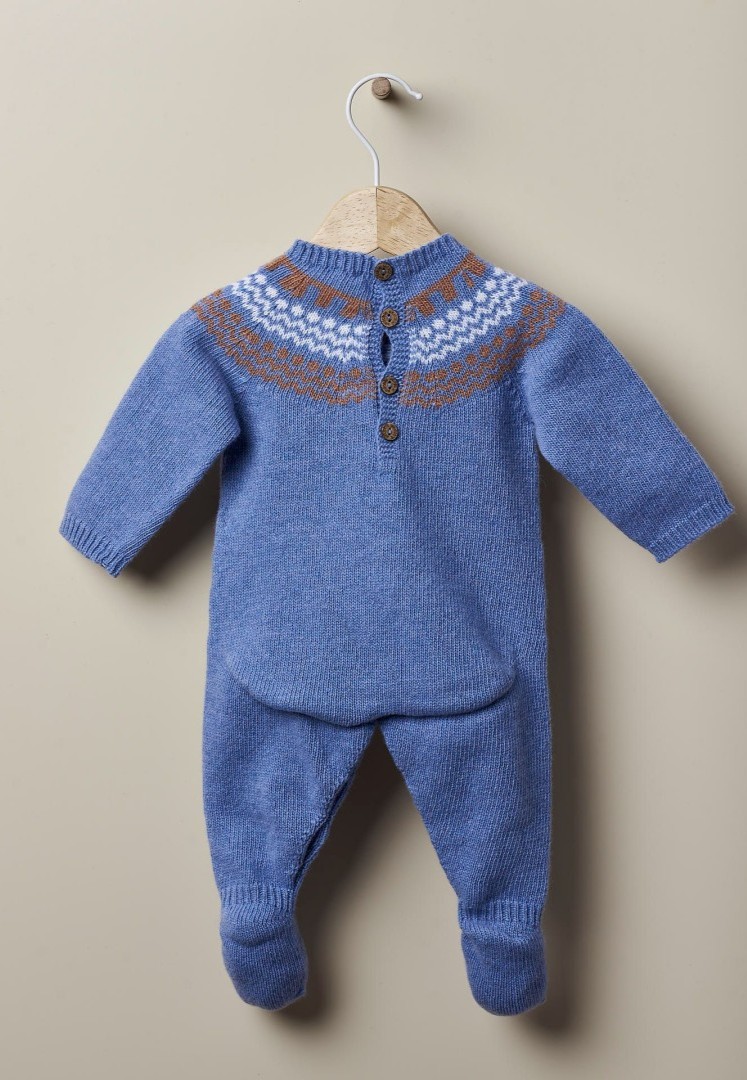 Babygrow com jacquard