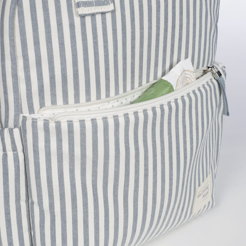 Mochila de riscas - PRALINÉ - Cor Matcha