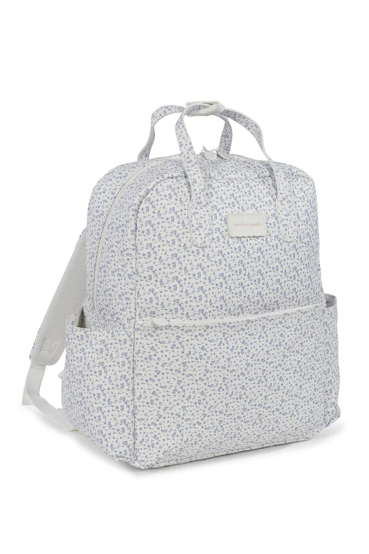 Mochila Maternidade Pasito a Pasito Maison Tender Coelhos - Azul