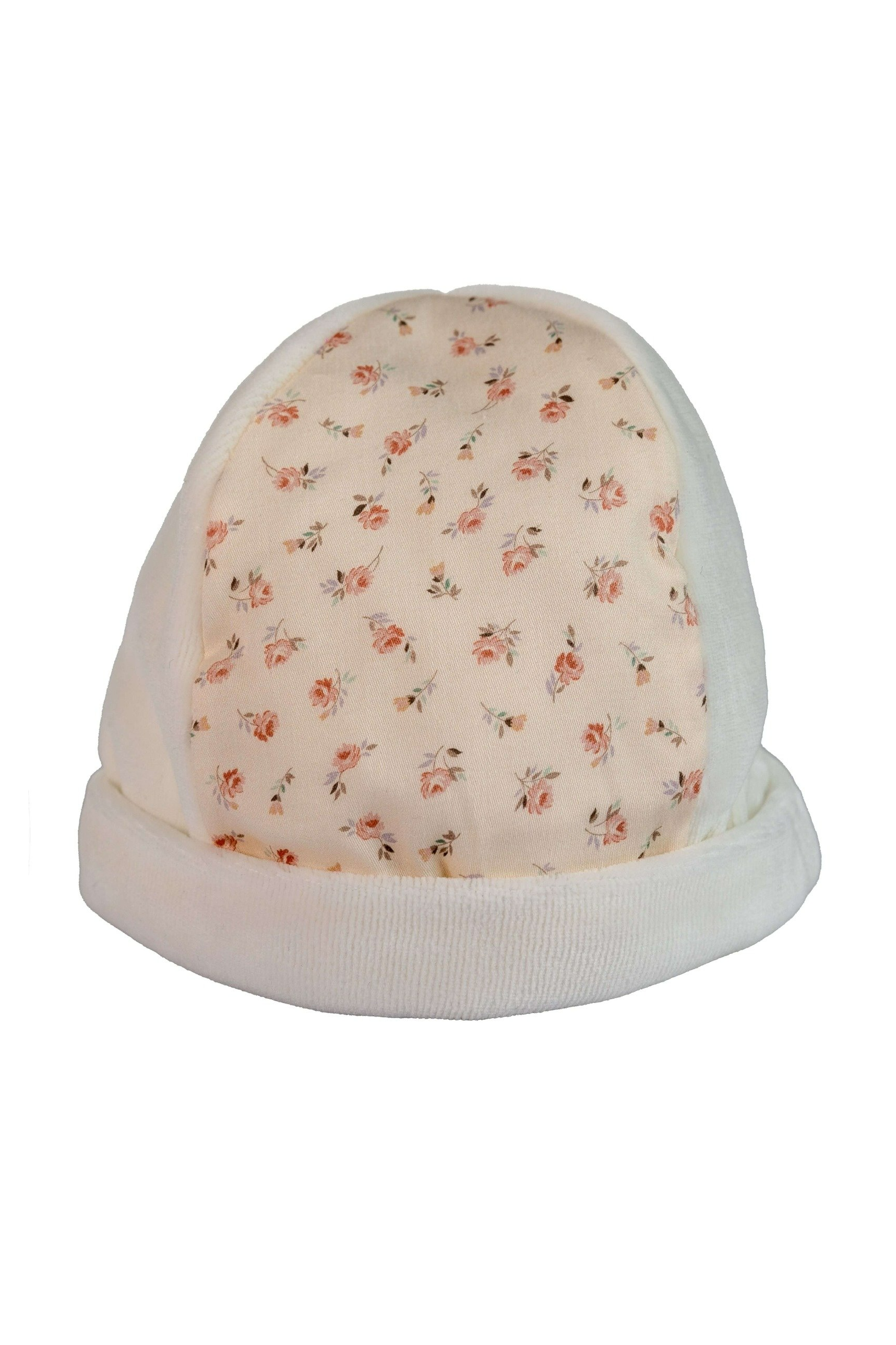 Gorro - Floral Marfim - Baby Gi