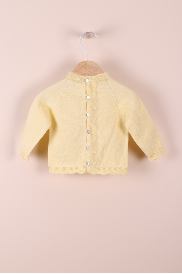 Casaco tricotado em algodão orgânico | LET LOVE GROW