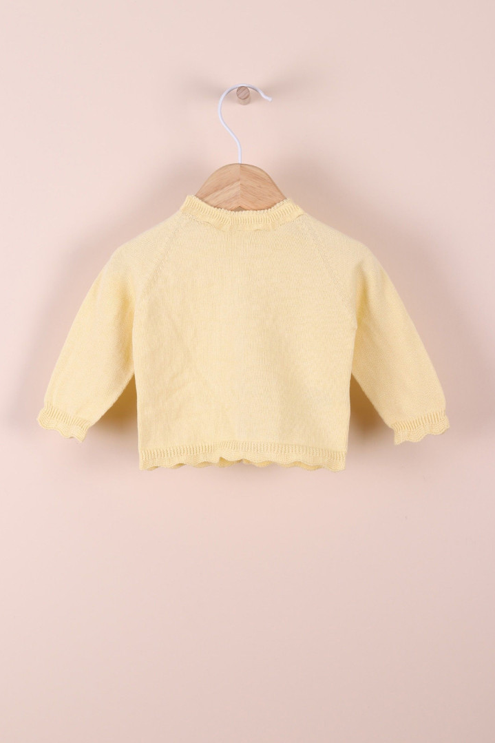 Casaco tricotado em algodão orgânico | LET LOVE GROW