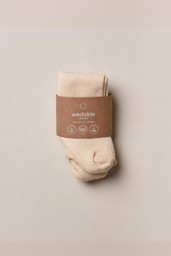 Collants de malha lisa para bebé | LOVE SOLSTICE