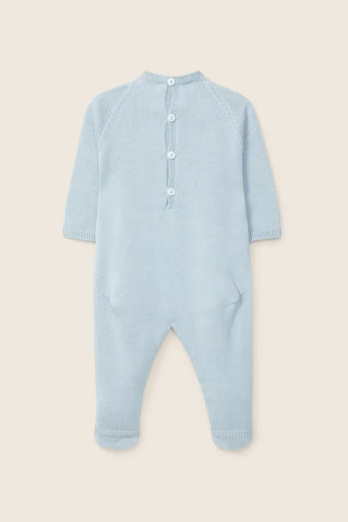 Babygrow tricotado em algodão orgânico | MY TINY FRIENDS