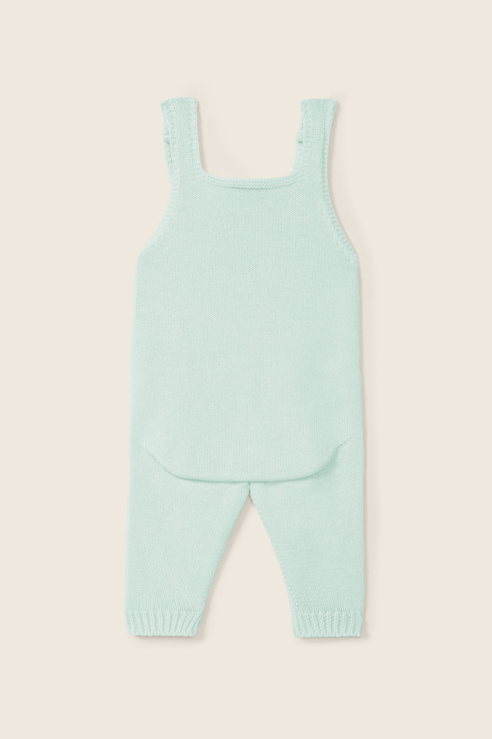 Jardineiras tricotadas em algodão orgânico | PURE LOVE