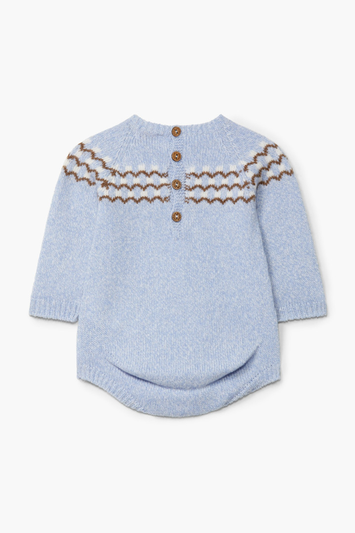 Fofo com jacquard tricotado em lã merino | YOU ARE SO KIND & SWEET