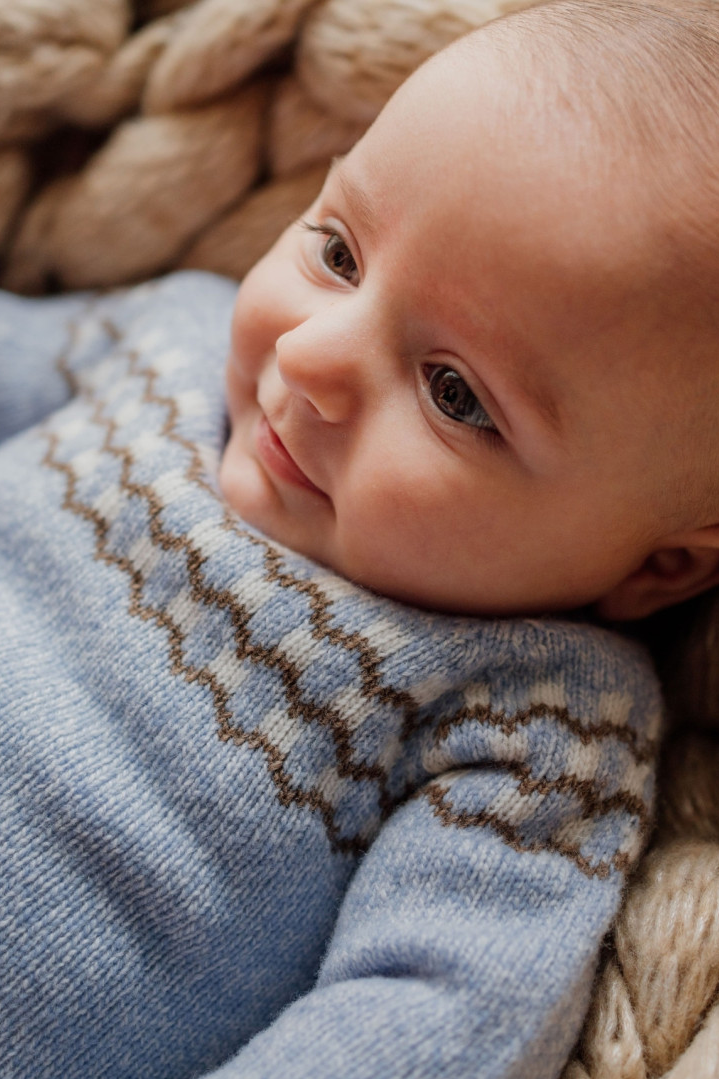 Fofo com jacquard tricotado em lã merino | YOU ARE SO KIND & SWEET