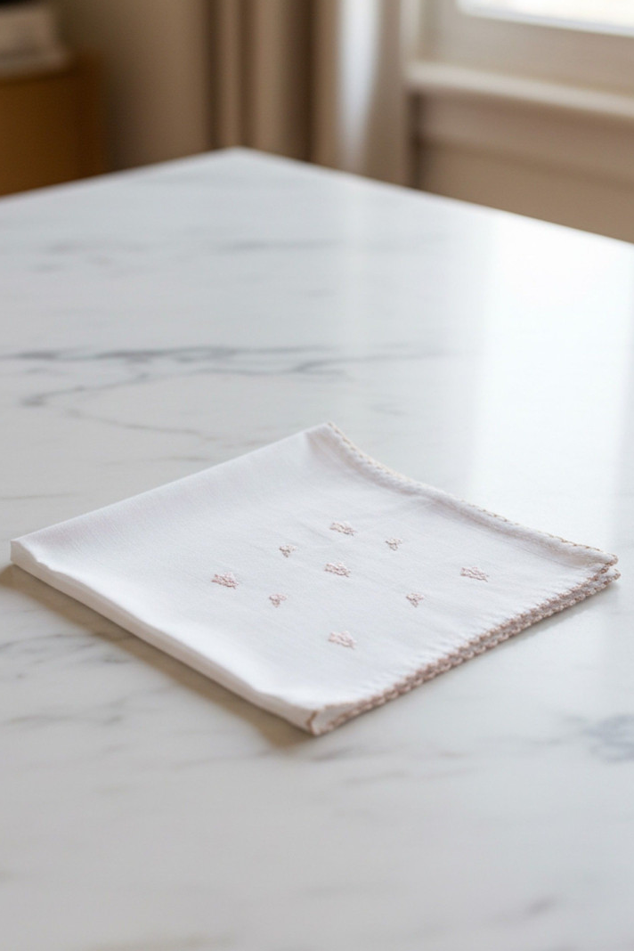 Fralda de pano com bordado de flores | LOVE SOLSTICE