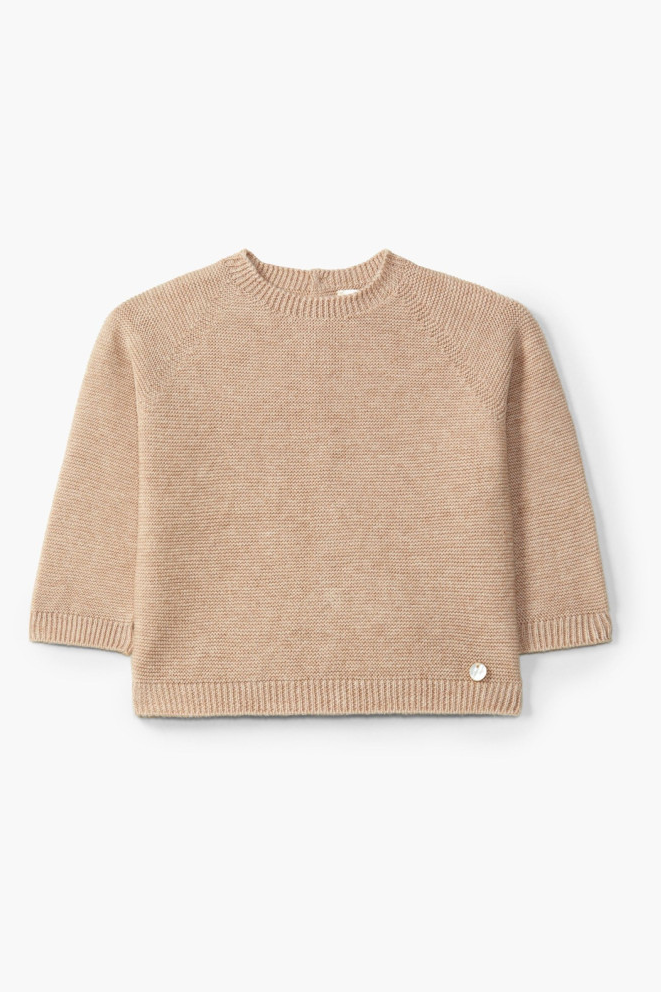 Camisola de manga comprida tricotada em algodão orgânico | SPECIAL ORGANIC COTTON