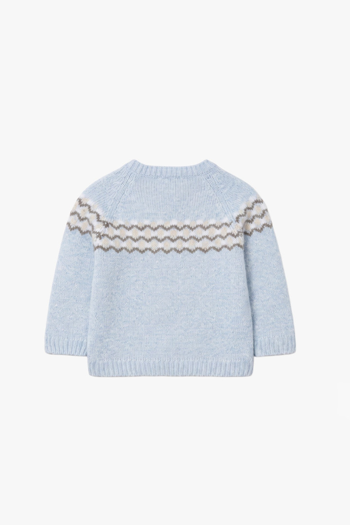 Camisola com jacquard tricotada em lã merino | YOU ARE SO KIND & SWEET