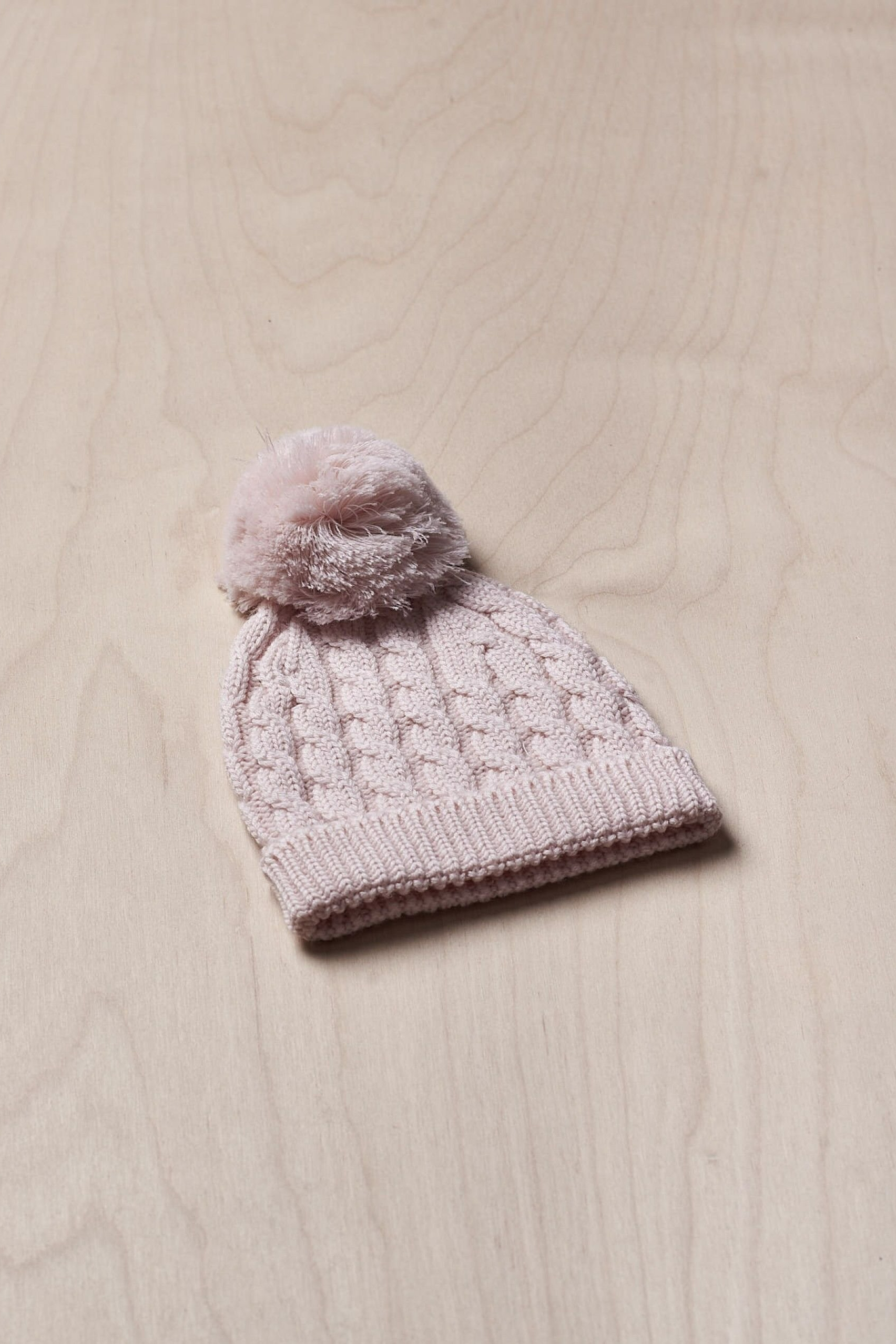 Gorro com pompom - Rosa - Wedoble