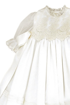 Vestido de batizado comprido