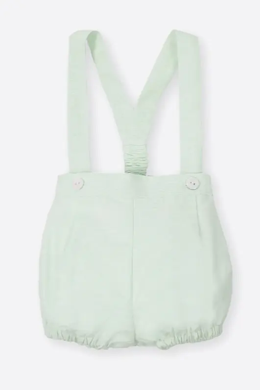 Conjunto de linho para batizado