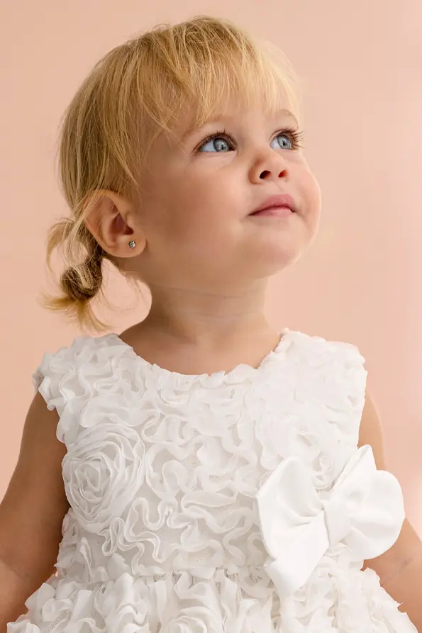 Vestido abalonado menina