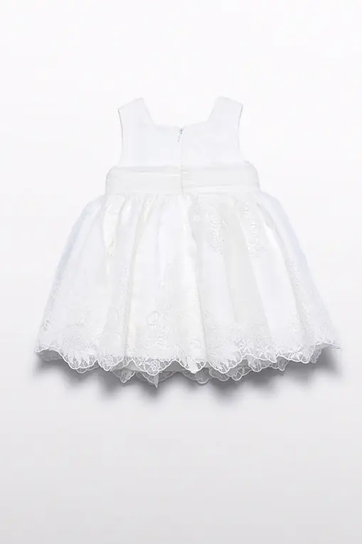 Vestido organza branco