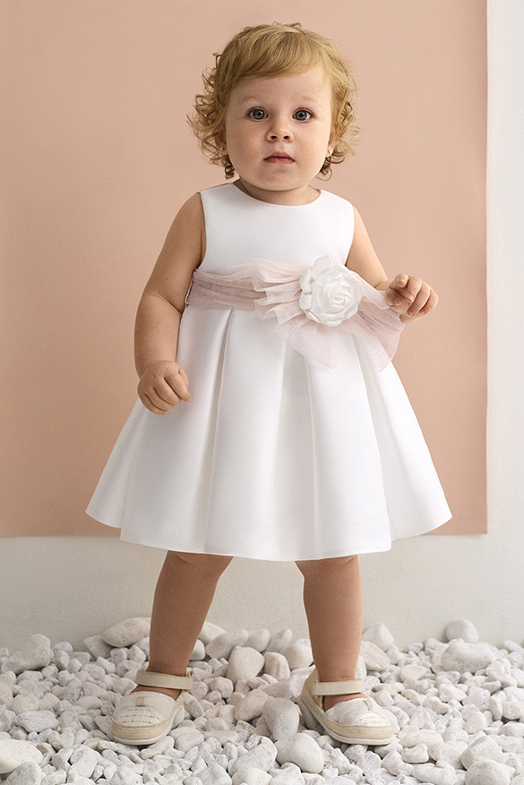 Vestido mikado bebé