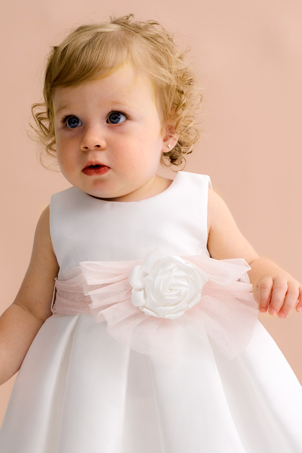 Vestido mikado bebé