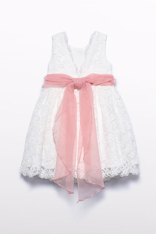 Vestido tule bordado