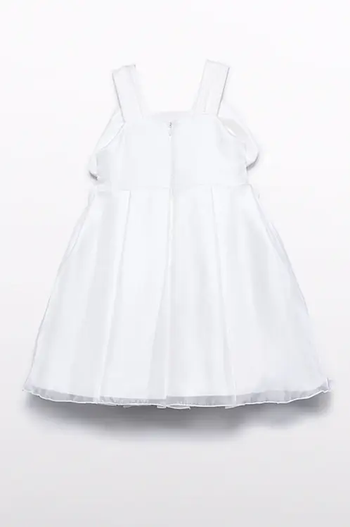 Vestido flor organza menina