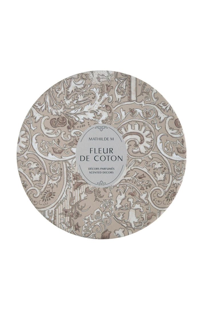 Caixa com 5 gessos perfumados - Flor de Algodão