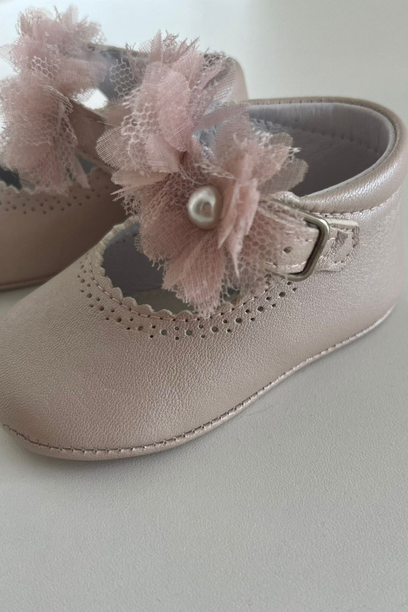 Sapato bebé rosa- Tinny Shoes