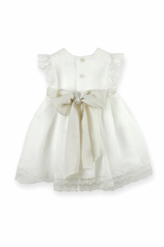 Vestido batizado organza