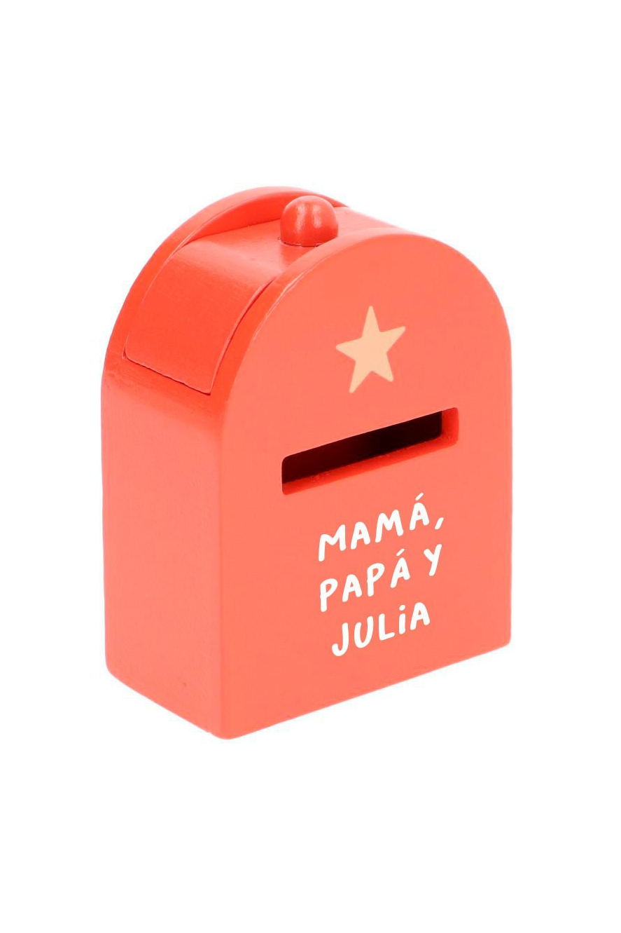 Porta mágica e caixa de correio com acessórios vermelhos Personalizáveis