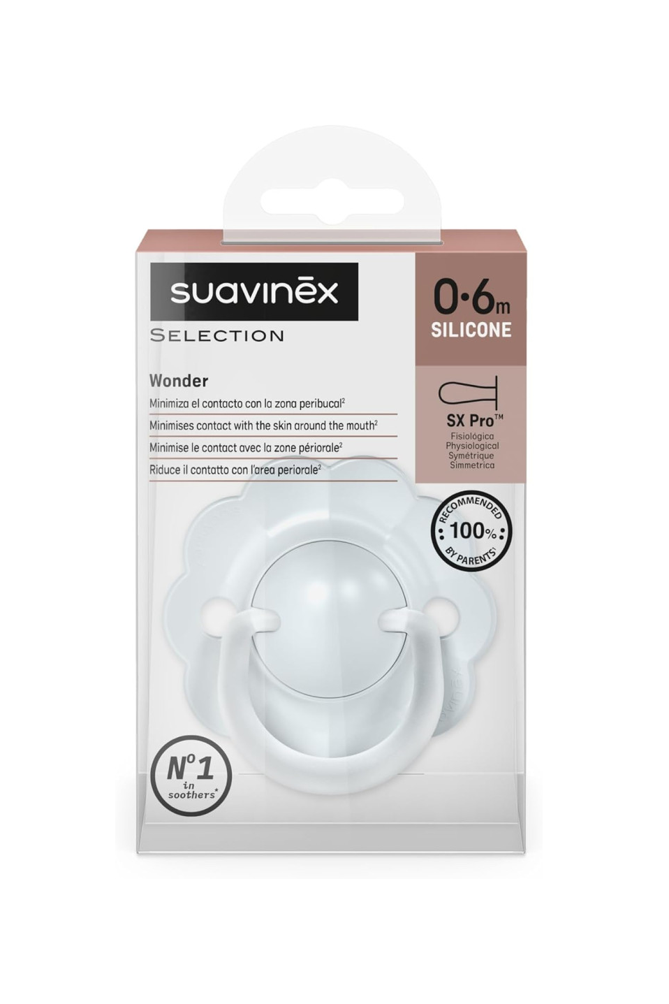 Suavinex – Chupeta Fisiológica SX Pro – Wonder 0-6m - Azul
