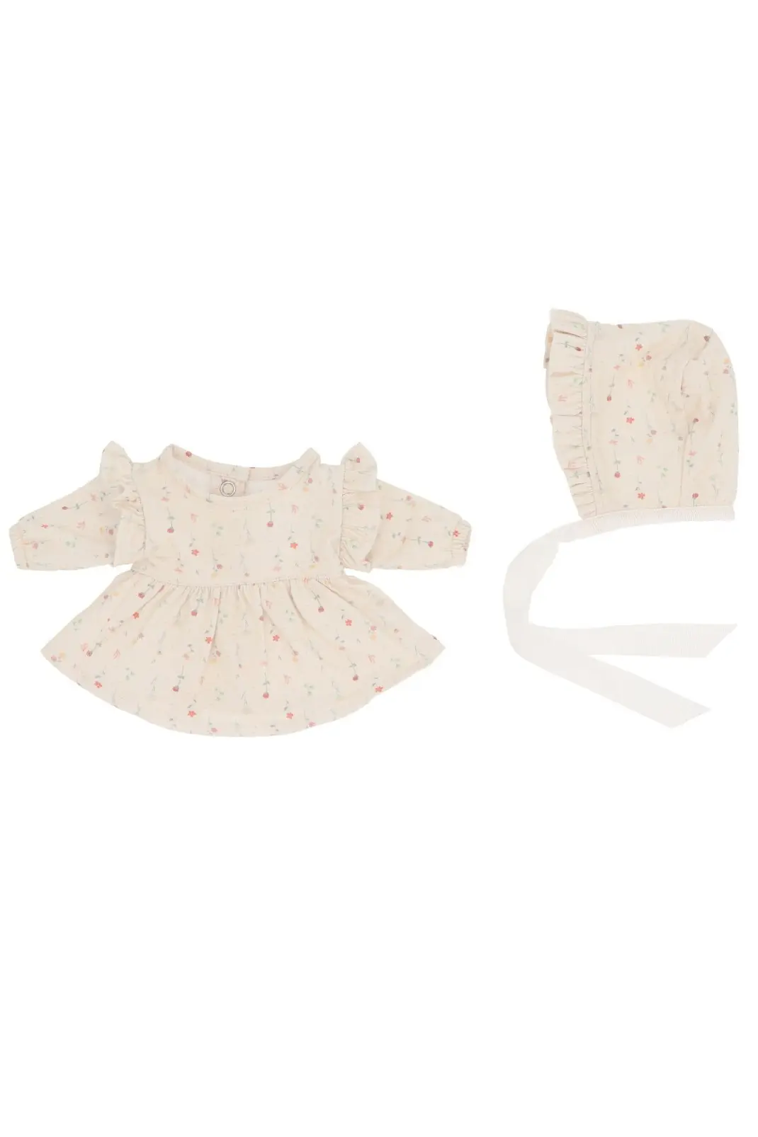 Boneca Koke + Vestido e chapéu White Flowers