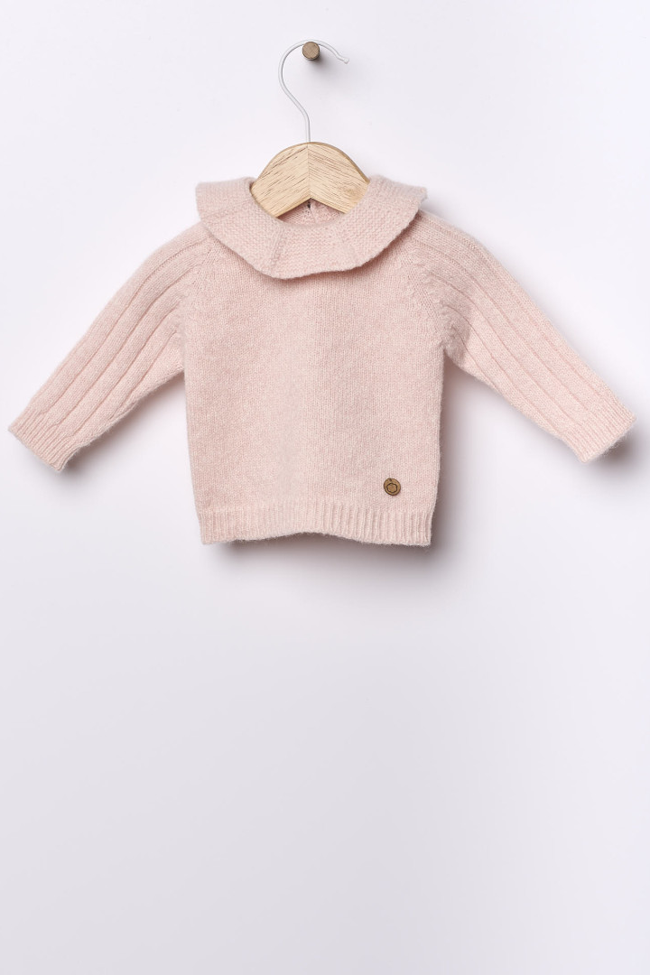 Camisola tricotada em lã merino