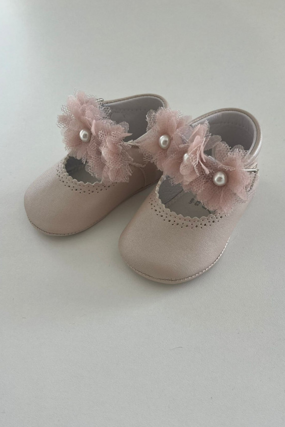 Sapato bebé rosa- Tinny Shoes