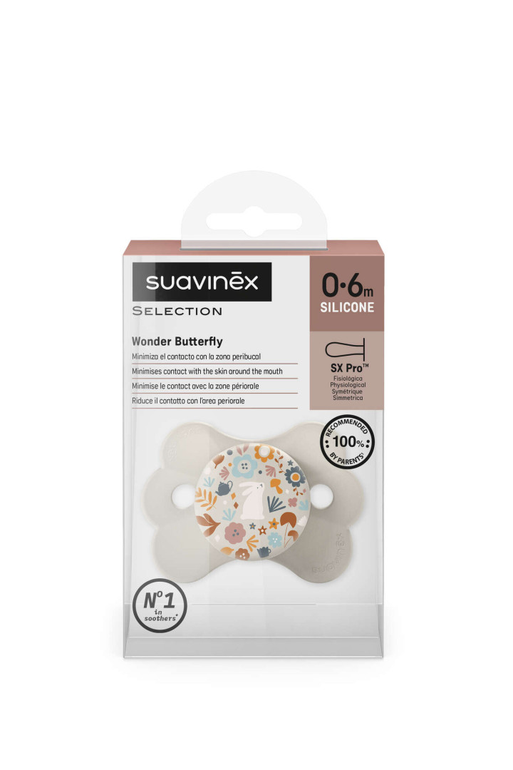 Chupeta Fisiológica Suavinex Wonderland Butterfly 0-6 Meses