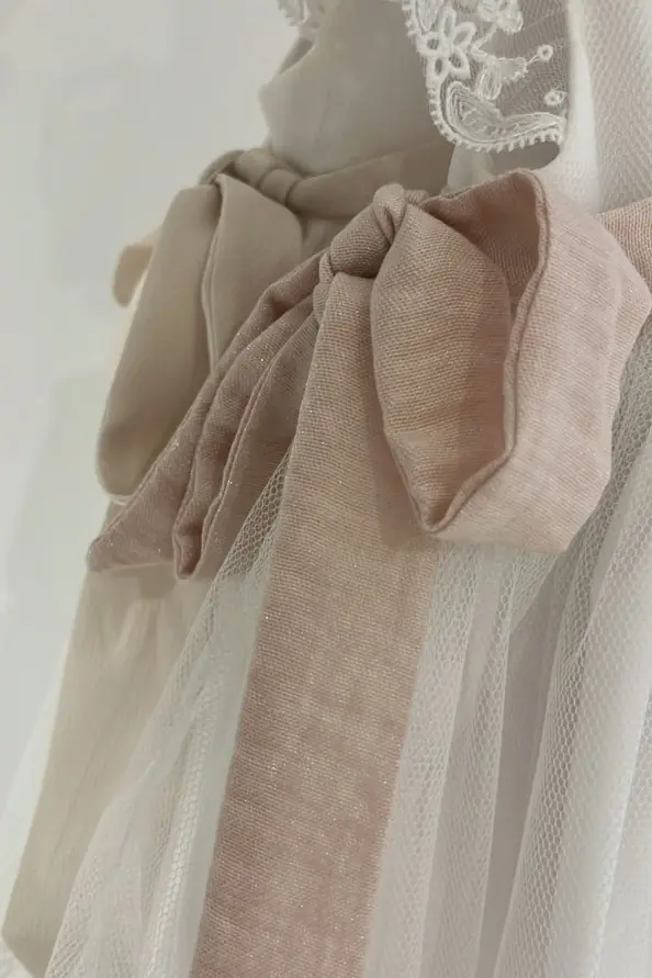 Vestido Batizado para bebé - Delicado e elegante