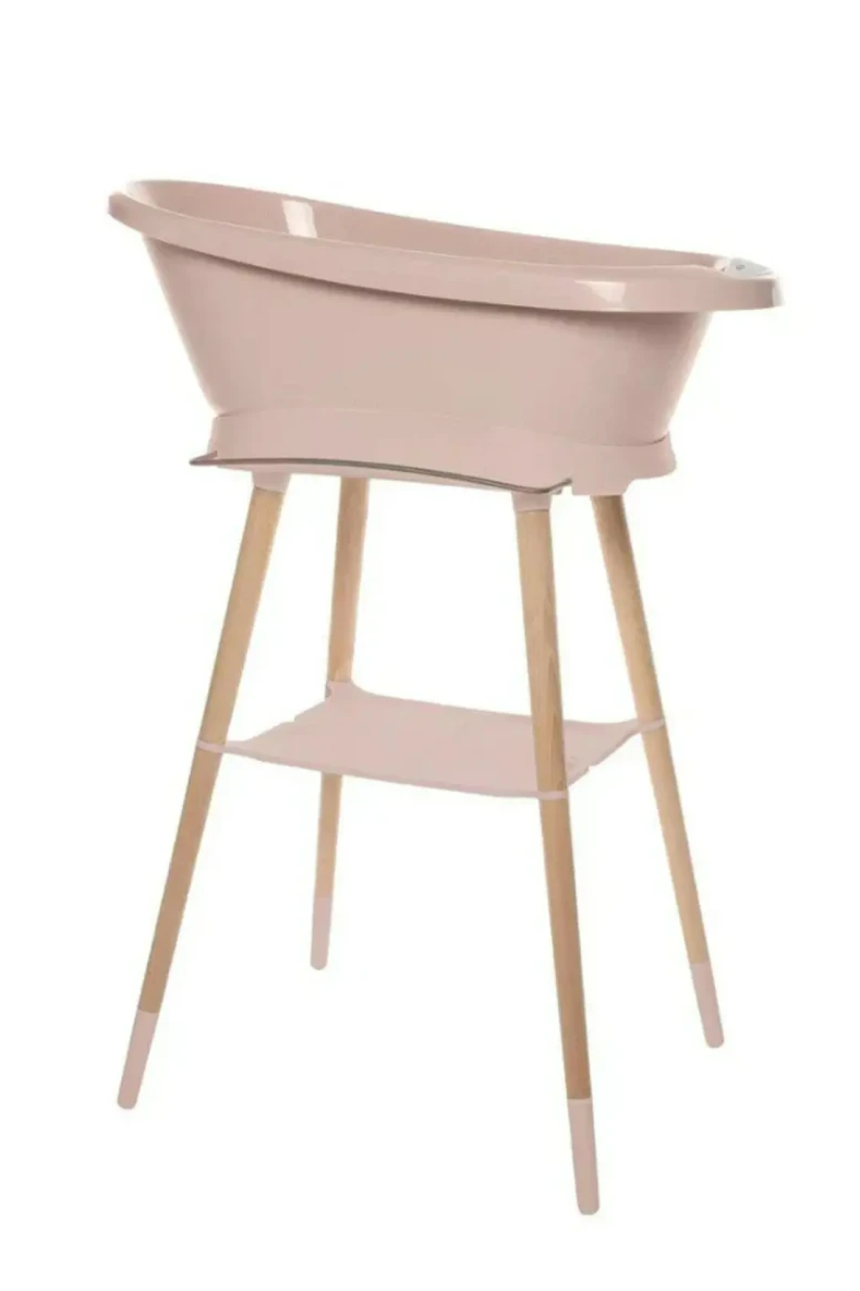 Banheira Sense Led+Suporte+Assento – Pale Pink
