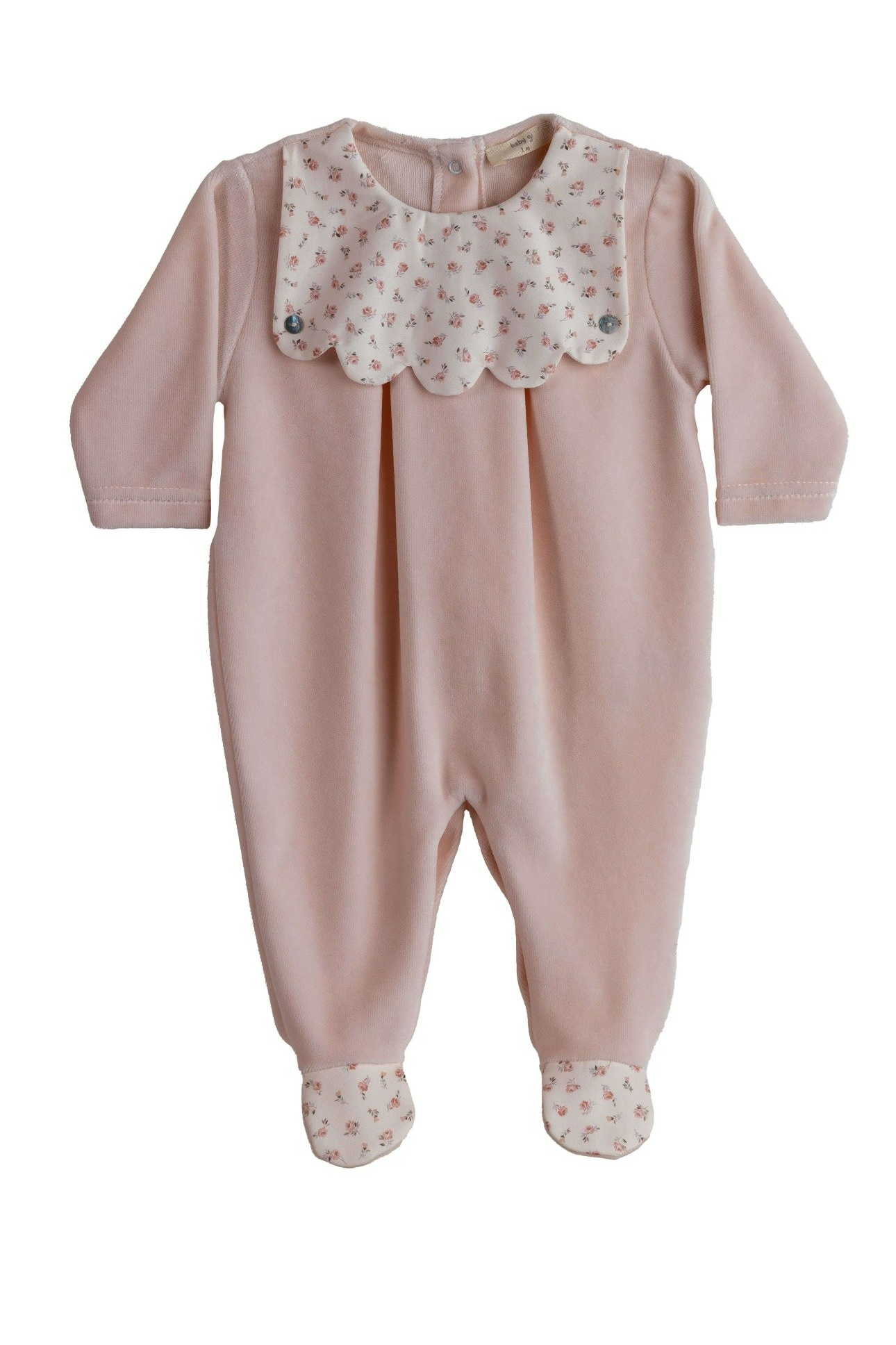 Babygrow - Floral Rosa - Baby Gi