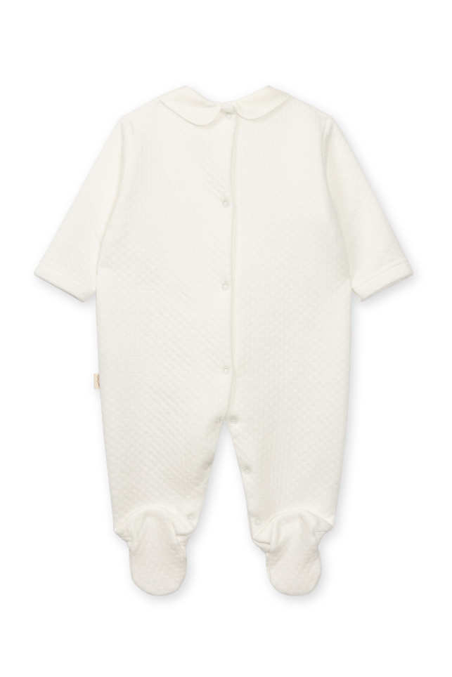 Babygrow Jacquard Cru