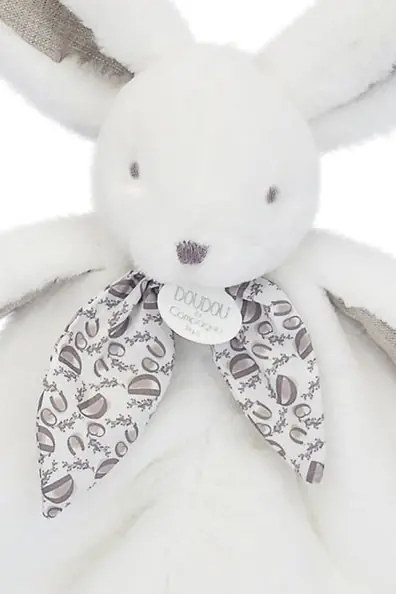 Coelho DOUDOU -  Branco - 29 cm