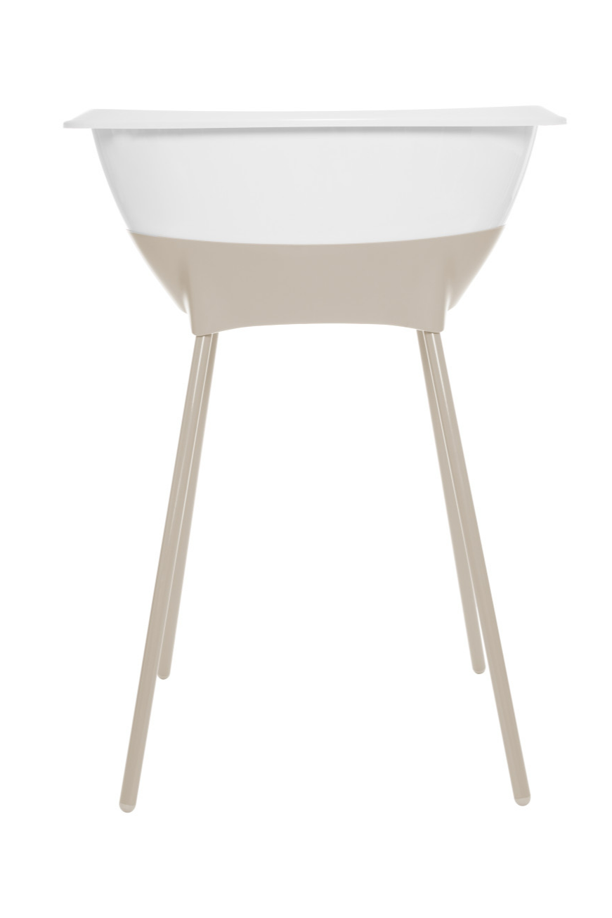 Banheira Luma com suporte e assento de banho incluído - WHITE