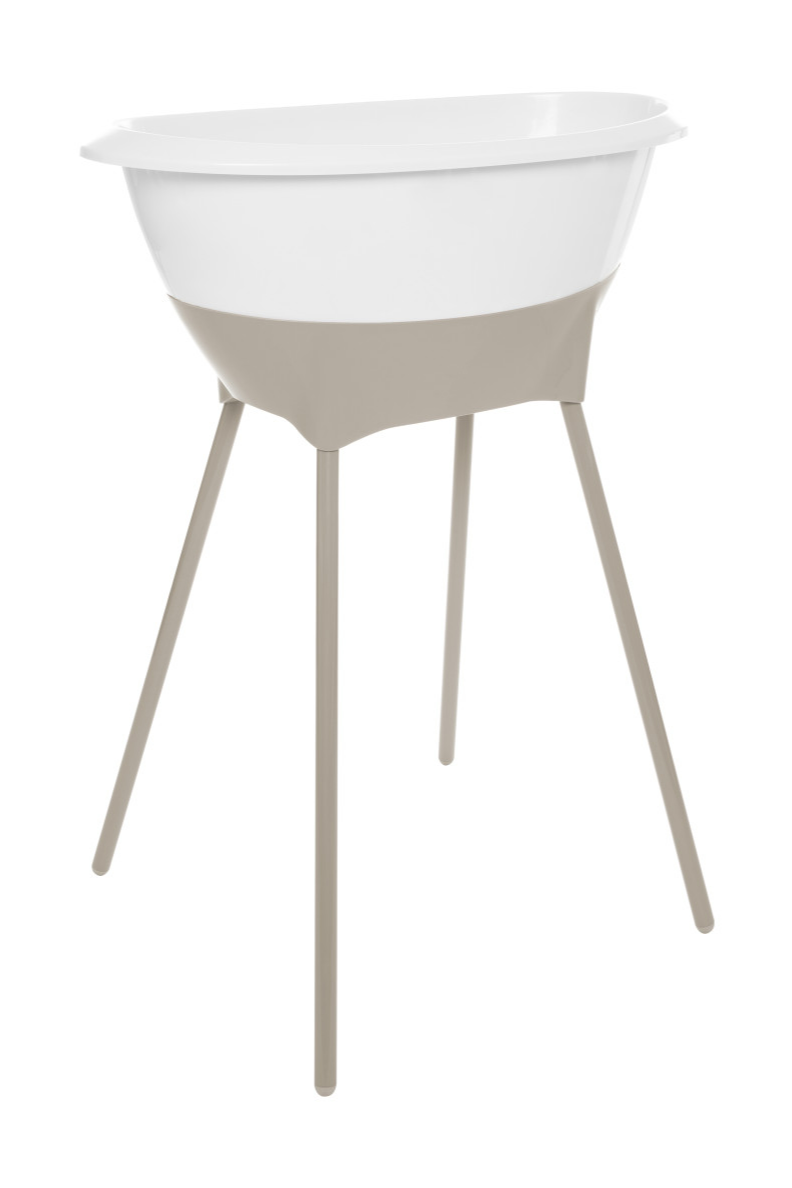 Banheira Luma com suporte e assento de banho incluído - WHITE