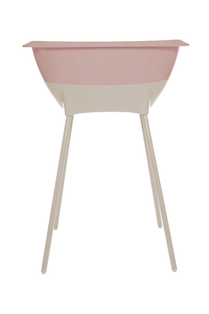Banheira Luma com suporte e assento de banho incluído - BLUSH PINK