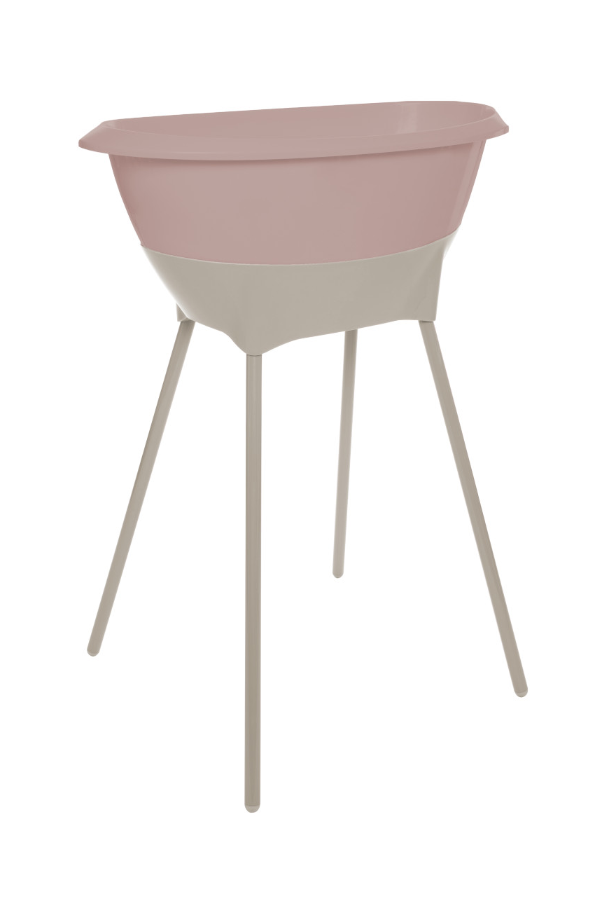 Banheira Luma com suporte e assento de banho incluído - BLUSH PINK