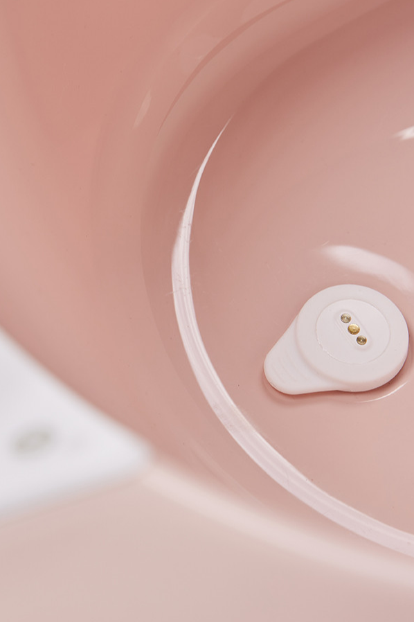 Banheira Sense Led+Suporte+Assento – Pale Pink