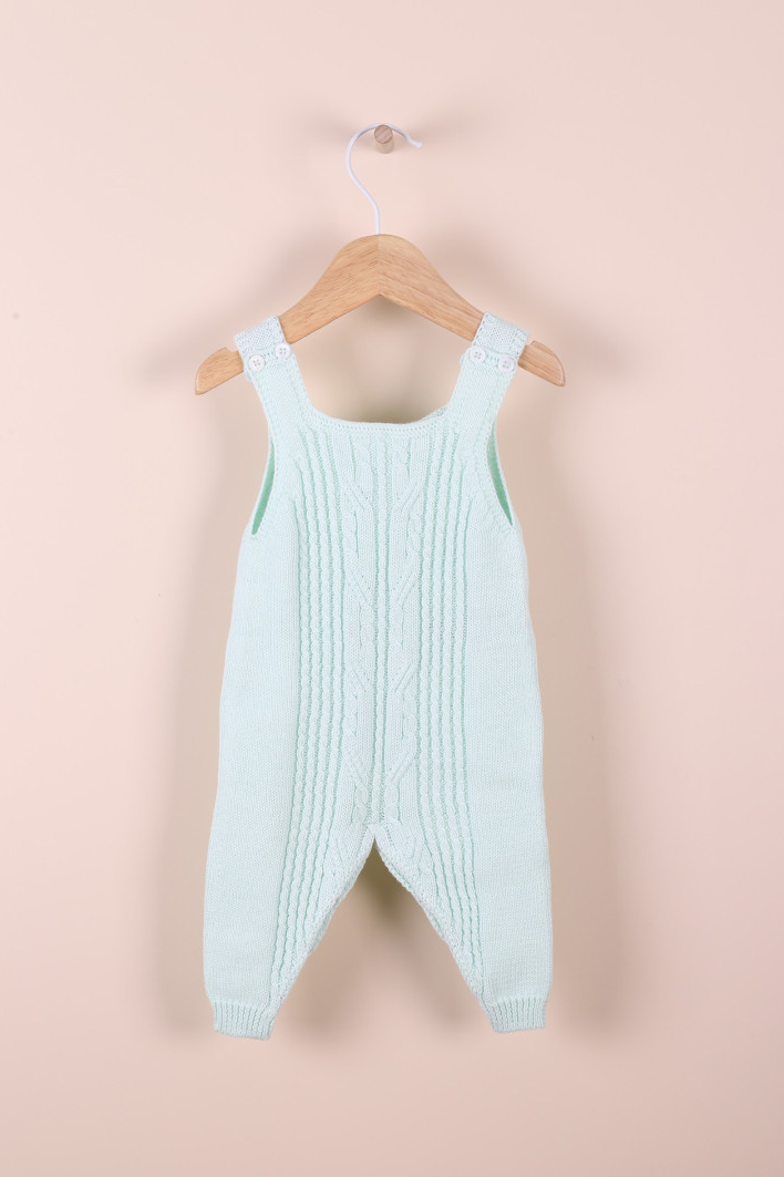 Jardineiras bebé na cor verde