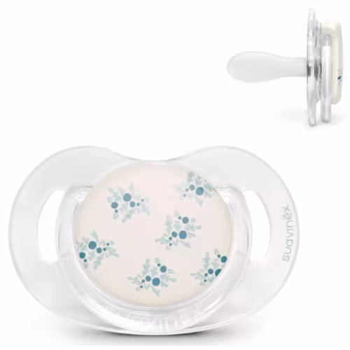 Chupeta Suavinex Poetry Tetina Fisiológica de Silicone SX Pro Azul 6-18m